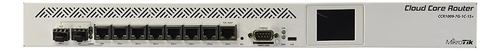 Roteador Mikrotik Cloud Core Ccr1009-7g-1c-1s+ Branco 100v/240v