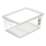 Caixa Organizadora Tampa Polipropileno Cristal Ordene 30l