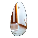 Espejo Ovalo 120 X 60 Cm Borde De Pvc