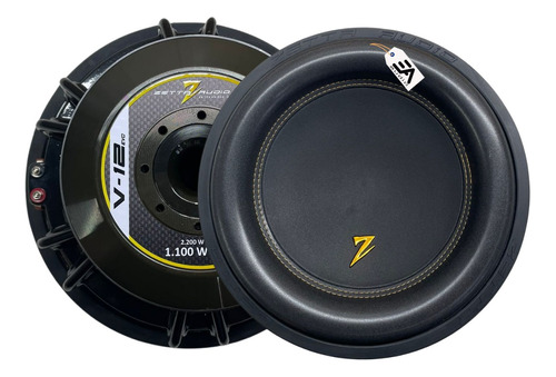 Subwoofer Zetta Audio Linha Evolution V-12 1100wrms 4+4ohms 