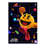 Quadro Para Quarto Pac-man Decorativo Placa Em Mdf 