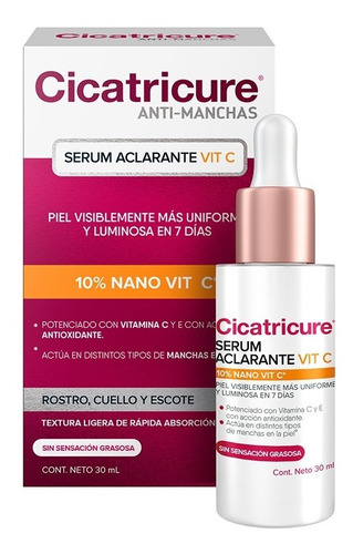 Cicatricure Anti-manchas Serum Aclarante Vitamina C X30 Ml