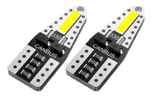 Bombillo Led T10 Canbus 12v Luz Blanca 3w X2 Unidades