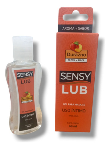 Lubricante Comestible Sensy Lub Con Aroma Y Sabor 60 Ml