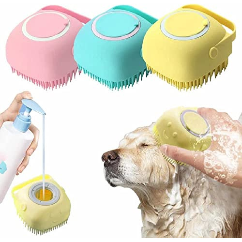 Narfire 3pcs Cepillo De Baño Para Mascotas, Cepillo De Bell