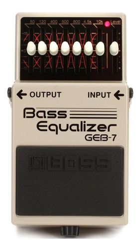 Pedal Boss Geb-7 Bass Equalizer Equalizador Para Contrabaixo
