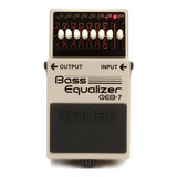 Pedal Boss Geb-7 Bass Equalizer Equalizador Para Contrabaixo