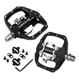 Par Pedal Plataforma Clip Misto Com Tacos Spd Shimano Mtb