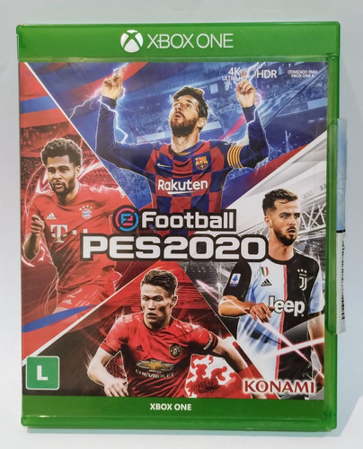 Pro Evolution Soccer 2020 Pes Xbox One Midia Fisica Usado