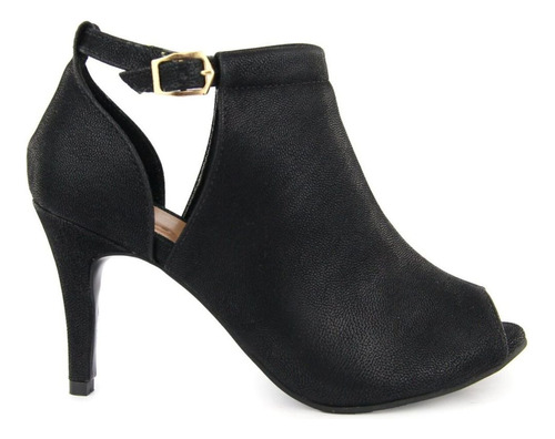 Sandália Feminina Ankle Boot  Fechada Salto Alto Promoção