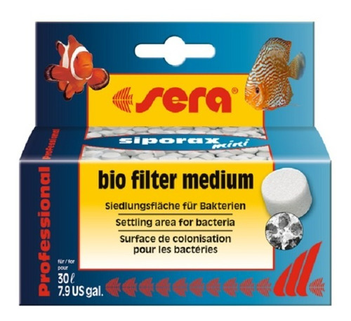 Sera Siporax Mini 35g - Mídia Biológica P/ Filtro Aquário