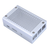 Raspberry Pi 3 caso Caja De Aluminio Plata Caso Compatible.