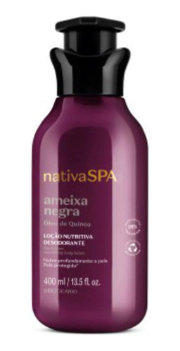 Hidratante Corporal Nativa Spa Ameixa Negra 400ml Oboticario