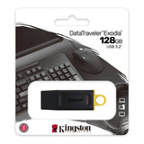 Pendrive 128gb Kingston Usb 3.2/3.0/2.0 Datatraveler Exodia