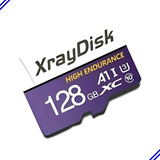 Cartão De Memória Xraydisk 128gb Classe 10 Para Câmera 4k