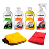 Kit Lavado Premium Extra Brillo Autopolish X 6 Productos