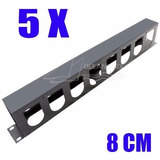 Guia De Cabo Horizontal Fechada 1u X 19 80mm Alta Densidade