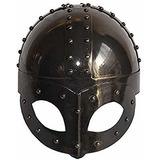 Arma Y Armadura - Casco De Máscara De Vikingo Medieval Antig