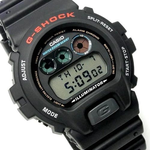 Relógio G-shock Dw 6900 1v Preto Clássico Militar Original