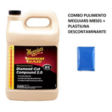 Pulimento Meguiars M8501, M-8501, Diamond Cut Compound Y Dos Plastilinas Descontaminantes