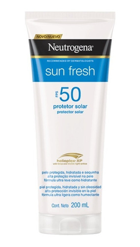 Protetor Solar Neutrogena Sun Fresh Fps 50 200ml