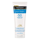 Protetor Solar Neutrogena Sun Fresh Fps 50 200ml