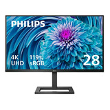 Monitor Philips 288e2e 28  4k Uhd Ips, Freesync, Ajustable, 
