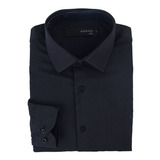 Camisa Masculina Ogochi Ml Essencial Slim Preto - 001470