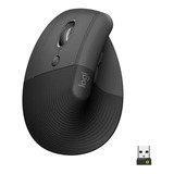 Mouse Ergonómico Vertical Logitech Lift Left - Negro