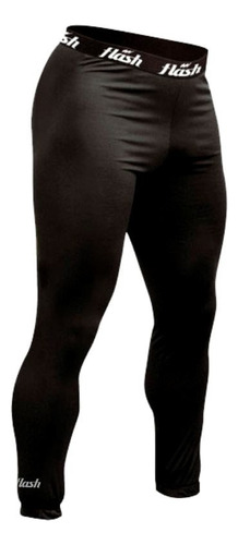 Calza Larga Flash Spandex Térmica Para Hombre Color Negra