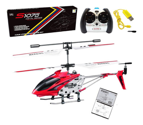 Helicoptero Control Remoto Syma S107g Phantom Rc 3 Canales