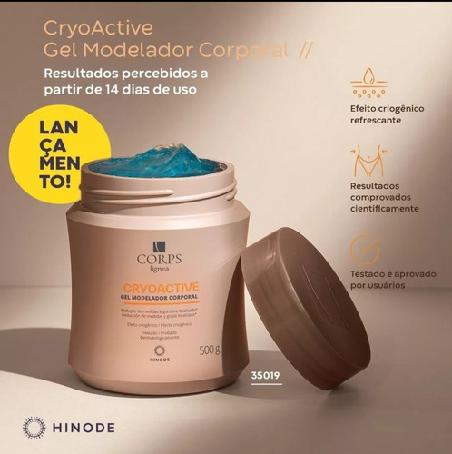 Gel Redutor De Medidas  E Queima Gordura Hinode 500g