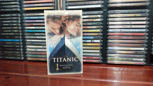 Vhs Titanic Duplo Di Caprio Versão Legendada  Raro Ótimo 