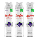 Kit 3 Desinfetante Lysoform Aerossol Uso Geral 360ml