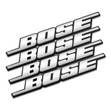 Emblemas Bose Auto Adheribles 4 Pzas Accesorio Bocina