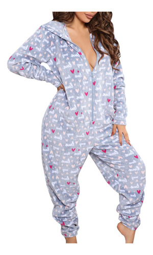 Pijama Casual Con Estampado De Estrellas Acolchado Con Crema