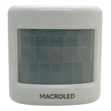 Sensor De Movimiento Macroled Inteligente 110° Deteccion 8m