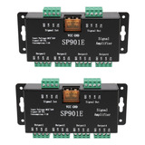 2x Sp901e Led  Ws2812b Ws2811 Spi Amplificador Sinal Lomb