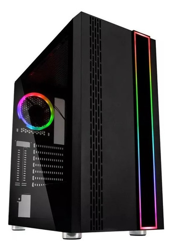 Gabinete Gamer Thermaltake V150 Tg Negro