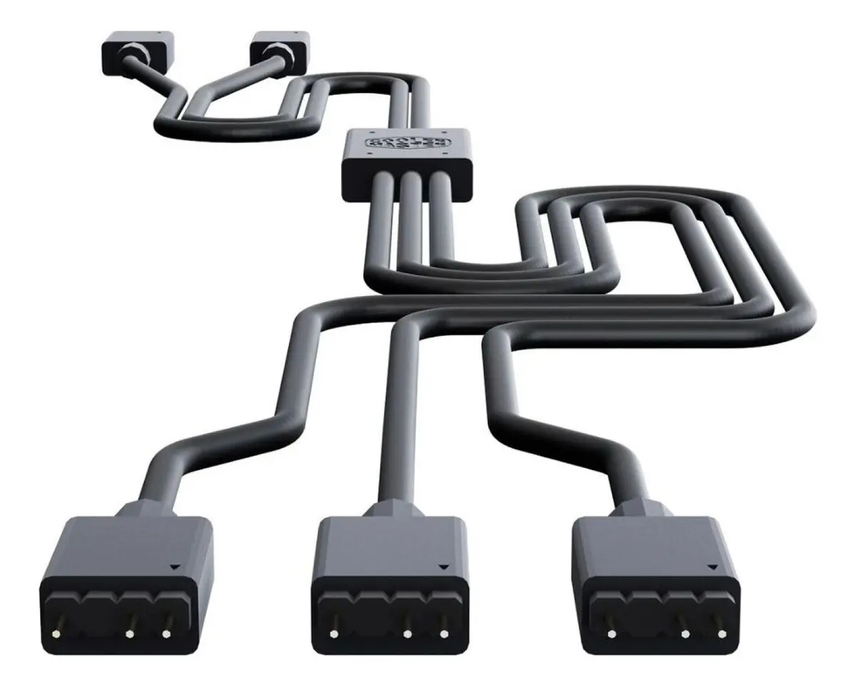 Cable Adaptador Cooler Master Argb 1 A 3 Splitter Argb Y Vdg