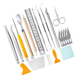 21x Craft Vinyl Weeding Tools Kit De Precisión Scrapbook