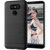 Funda Para LG G6 Plus, Negro/delgada/silicona/resistente