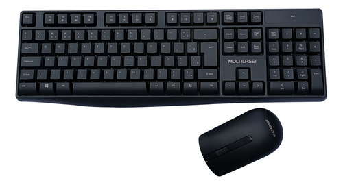 Kit Teclado E Mouse Sem Fio Slim Multimídia Usb Multi Tc270