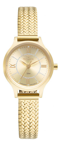 Relógio Technos Feminino Mini Dourado