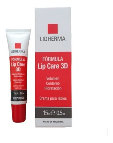 Lip Care 3d Emulsión Hidratante Labios + Volumen  Lidherma