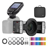 Flash Macro Godox Mf12-k2 Con Disparador Xpro-n Para Nikon