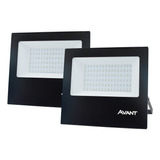 100x Refletor Led Avant 100w Branco Frio 6500k Bivolt