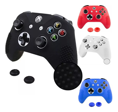 Funda Silicón Xbox One Control Y Thumb Grips Protector Goma