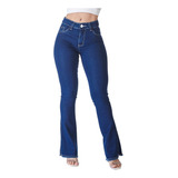 Calça Jeans Flare Petit Cós Alto Lançamento Qualidade Top