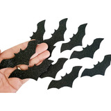 Aplique Em Eva Morcego Halloween Kit 10 Unidades 